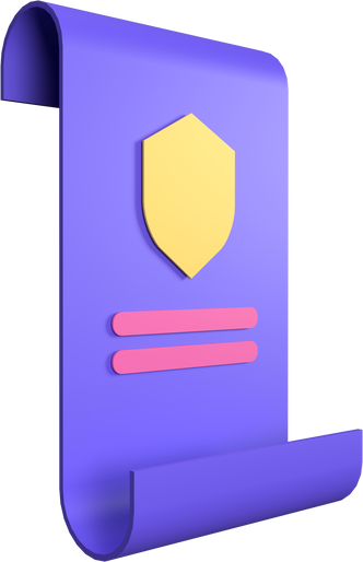 3D Rendering Certificate From The Police